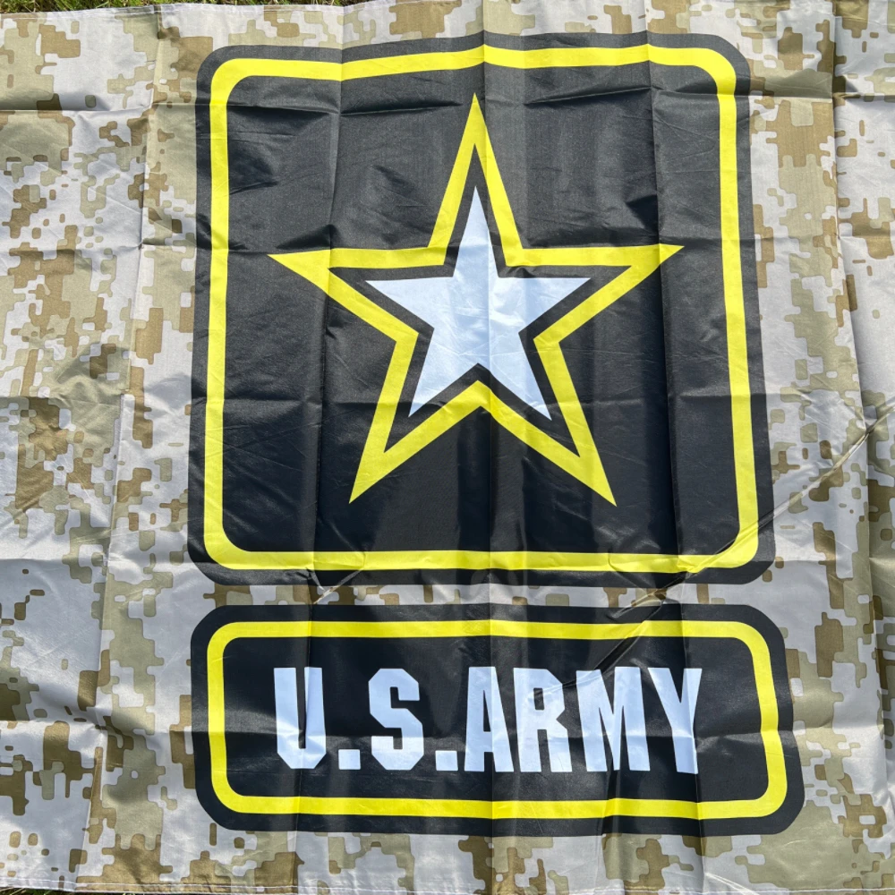 Camouflage US Army Flag 90x150cm camouflage cartoon flag Wall hanging flag decoration home decor