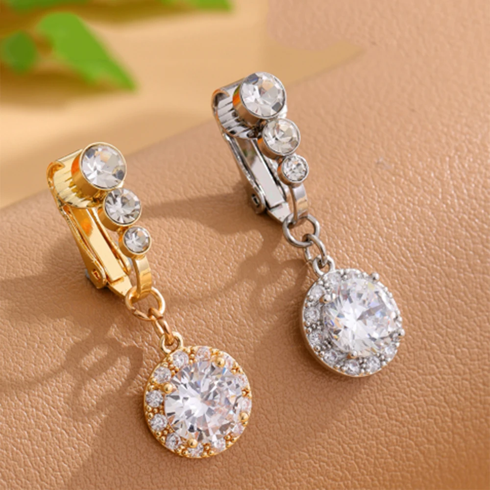 Faux Fake Belly Button Ring, 3/5 Reverse Crystals