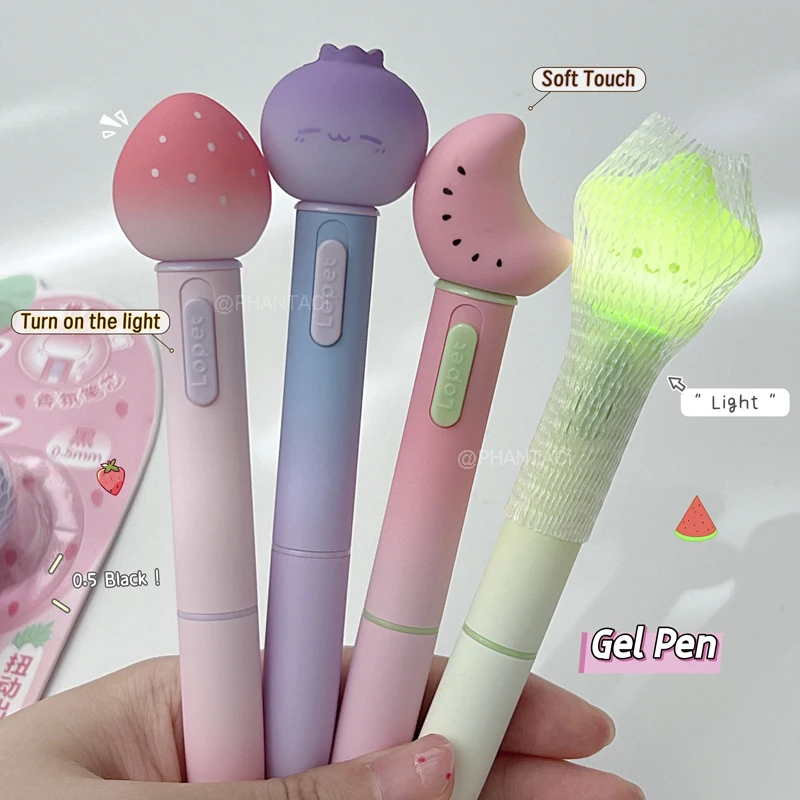 2 Stück/Set Duftgelstift im Beeren-Design, kreativer Drehgelstift, Schul- und Bürobedarf