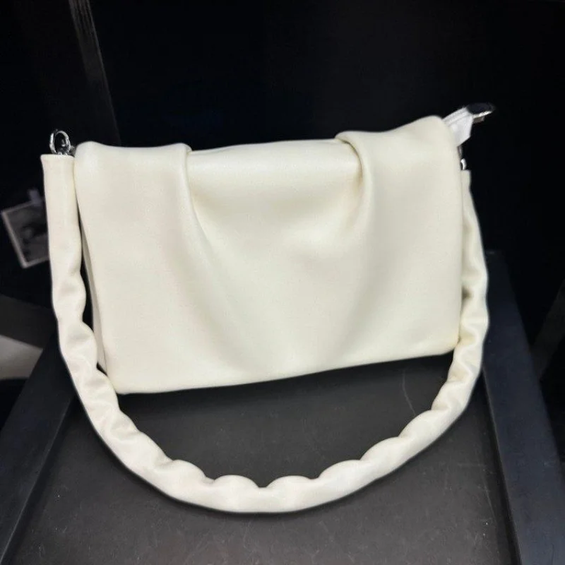 

Elegant Women Handbag With Leather Material, Popular Classic Shoulder Bag For Ladies By Luxury Brand Famous Designer Style