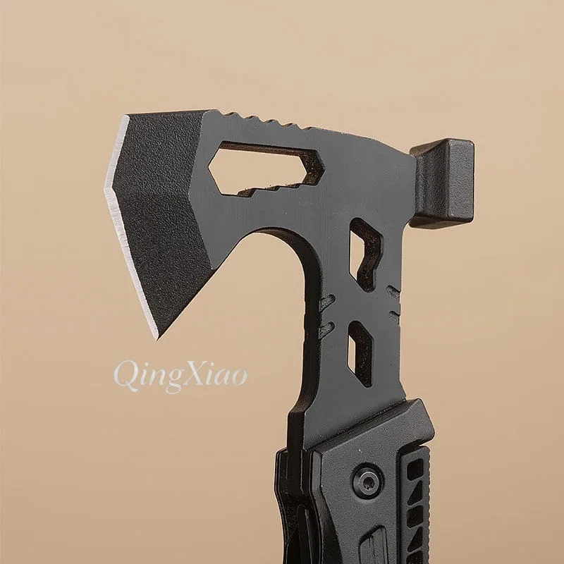Foldable Multi Purpose Axe Hammer Wrench Knife Set Portable Outdoor Survival Tool For Car Camping Mountain Emergency Field Work