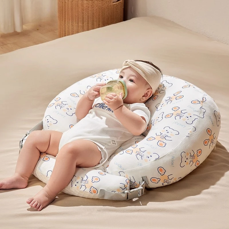 القطن مكافحة البصق الحليب المنحدر وسادة وسادة الخصر دعم النوم التمريض وسادة الطفل وسادة مهدئة الوليد الرضاعة الطبيعية وسادة