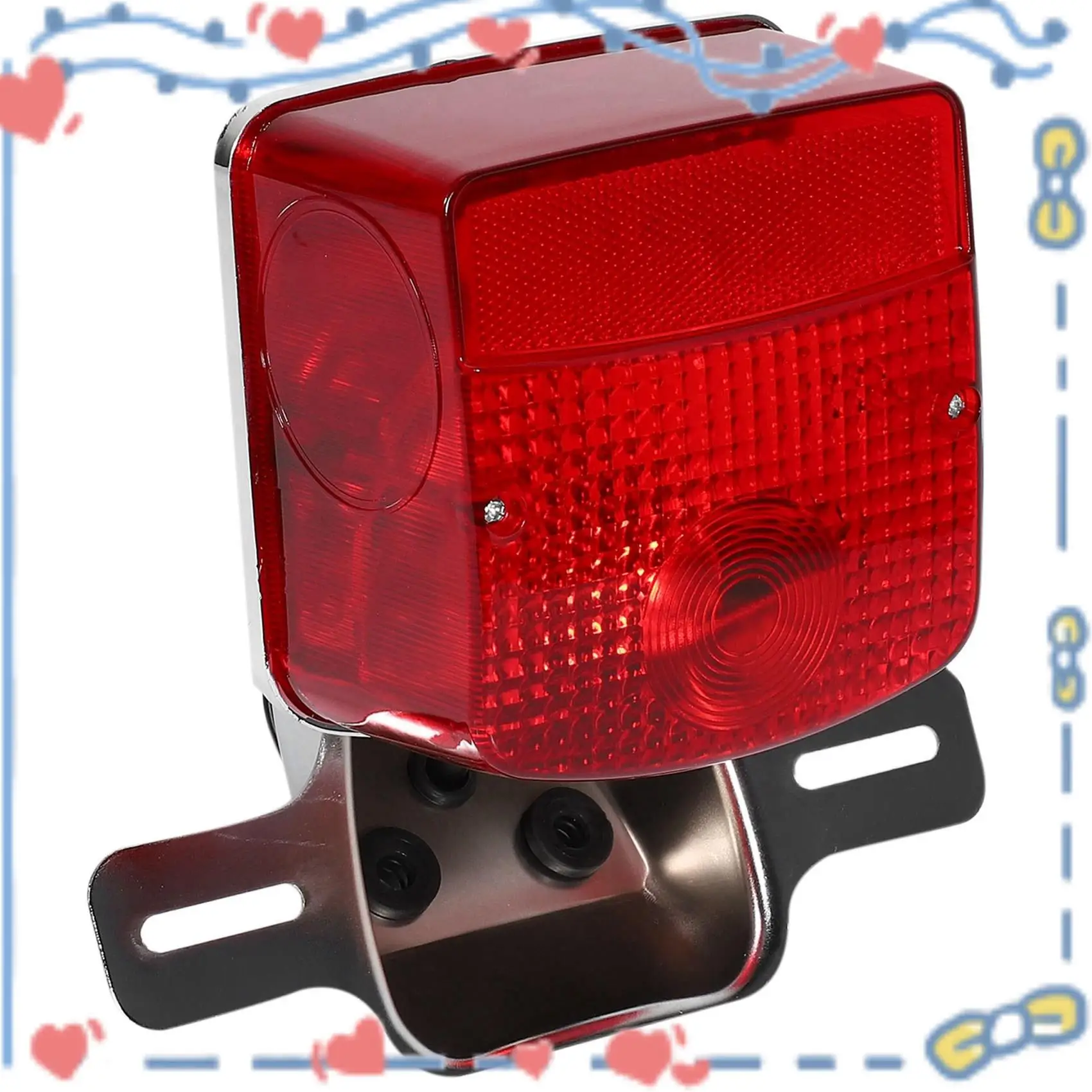 

Motorcycle LED Brake Tail Light Turn Signal Light For Suzuki GN125 125Cc GN125H HJ125-8