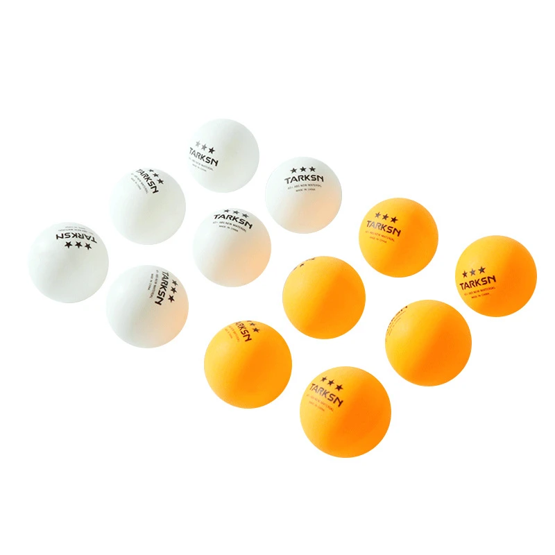 TARKSN 40+ ABS New Material Table Tennis Balls 3 Star 2.8g Ping Pong Balls for Club School Training