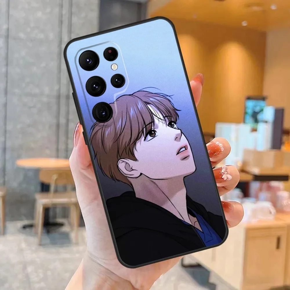 Korean Comics Joo Jaekyung Phone Case For SamsungS23,S22,S21,S20 Ultra Pro S10,S30Plus,S9,20lite Ultra Black Cover