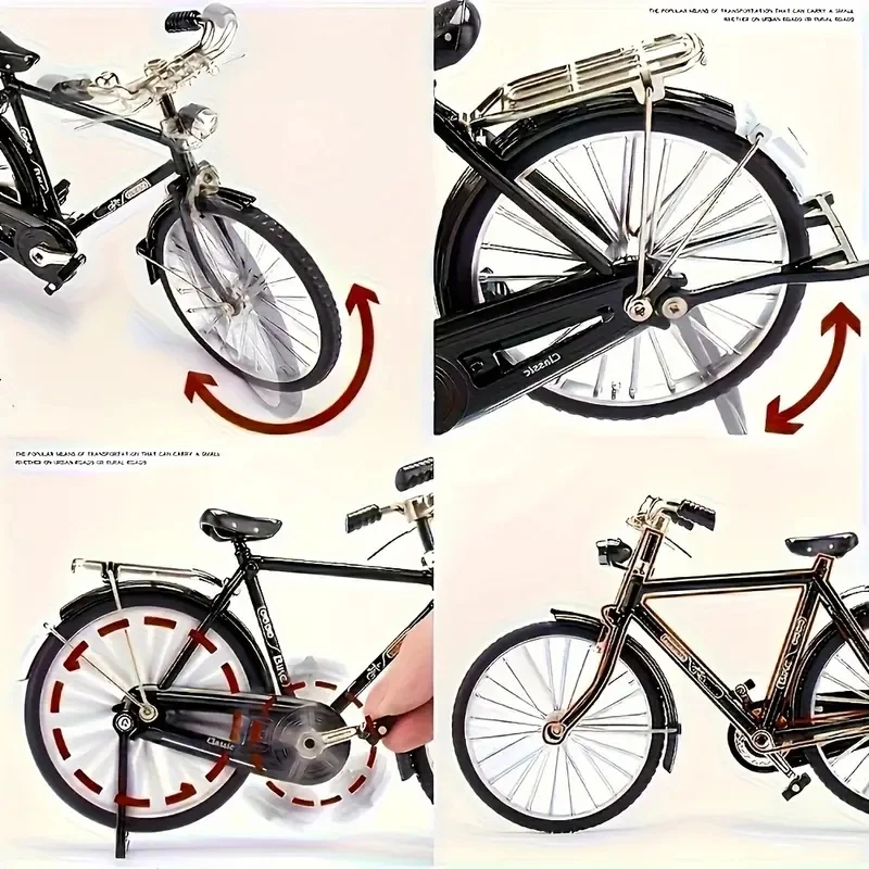 DIY Vintage 28 Bike Model Kit - Assemble Your Own Brain And Muscle Exercise Children's Toy