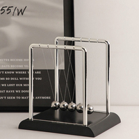 Newton Pendulum Ball Magnetic Levitation Small Decoration Home Study Office Desktop Home Decor