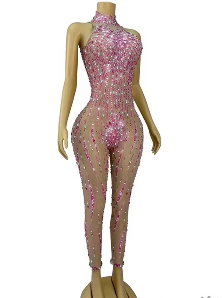 Wysokiej jakości seksowny elastyczny kombinezon z gorącym tłoczonym wzorem 2025 Nowa moda niestandardowa odzież damska