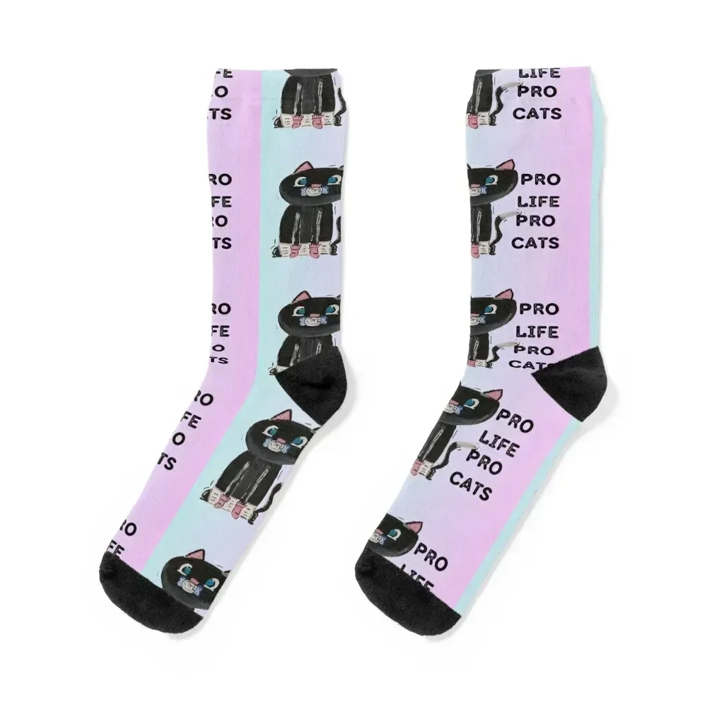 

Pro life, pro cat Socks christmas stocking custom japanese fashion cycling Socks Man Women's