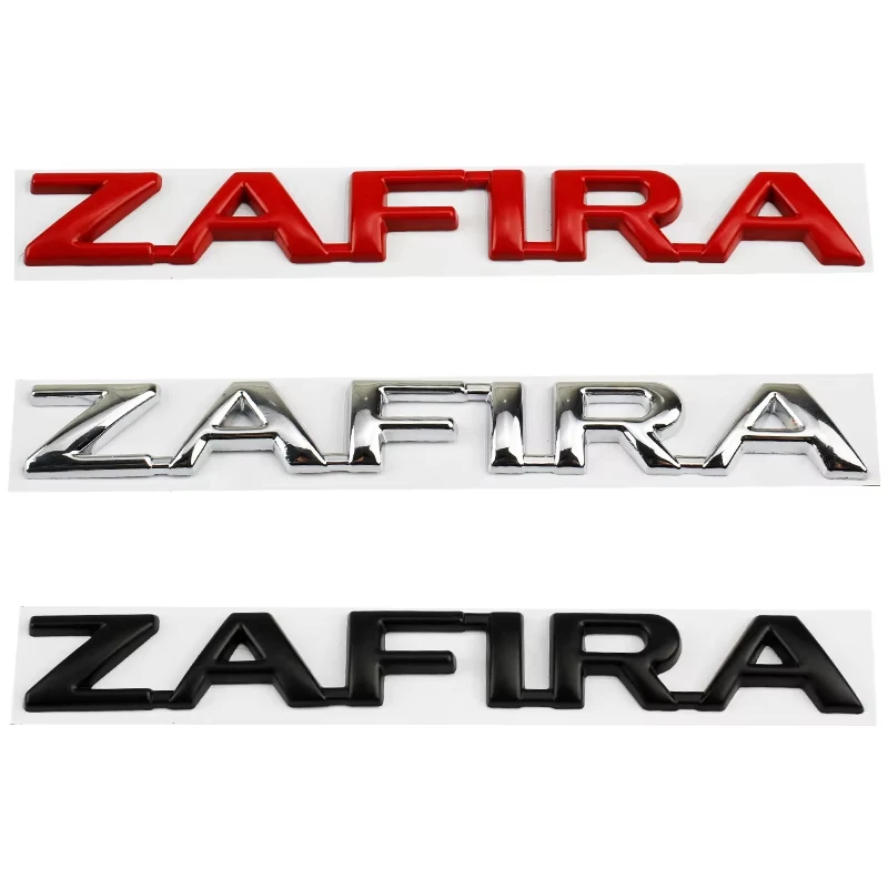 

3D Metal Car Letters Words Logo Decals Sticker For Opel ZAFIRA Car Rear Tail Trunk Alphabet Emblem Badge Decoration Stickers