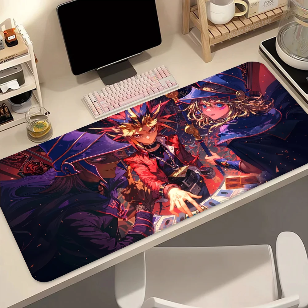 Alfombrilla grande para ratón Yu Gi Oh, alfombrilla para ratón de PC, accesorios para ordenador, alfombrilla de goma, alfombrilla de escritorio de Anime, alfombra de oficina