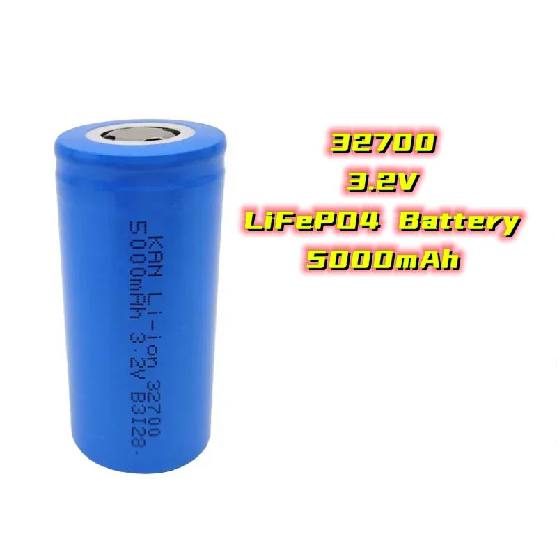 

32700 LiFePO4-3.2V 5000mAh high-power flashlight rechargeable battery, new type suitable for high-power flashlights