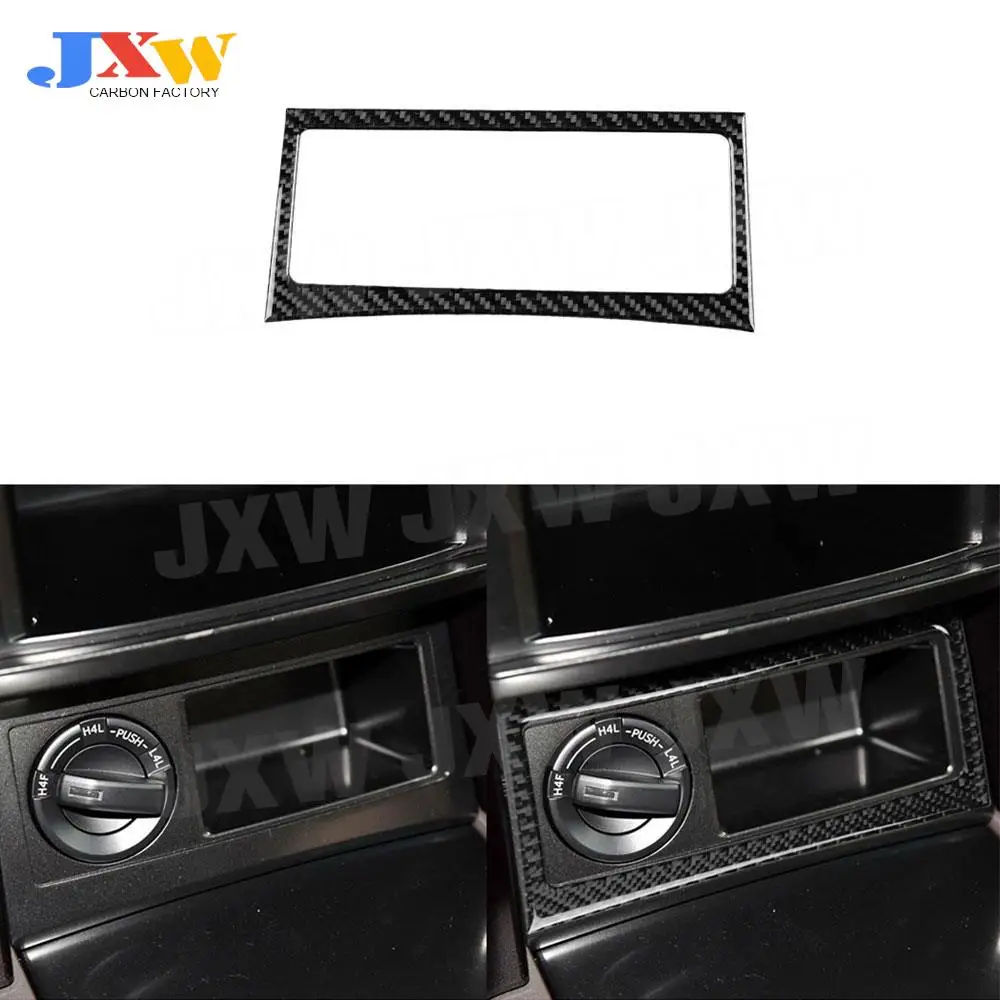 

Carbon Fiber Car Four-Wheel Drive Switch Panel Trim Frame Cover Sticker For Toyota Land Cruiser Prado 2010-2018 Accessories