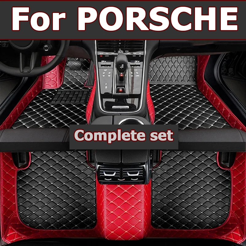 Auto Vloermatten Voor Porsche Cayman 987c 981c Cayenne Mancan Boxster 987 981 911 911S 997 (2 Deurs) Panamera Auto-Accessoires