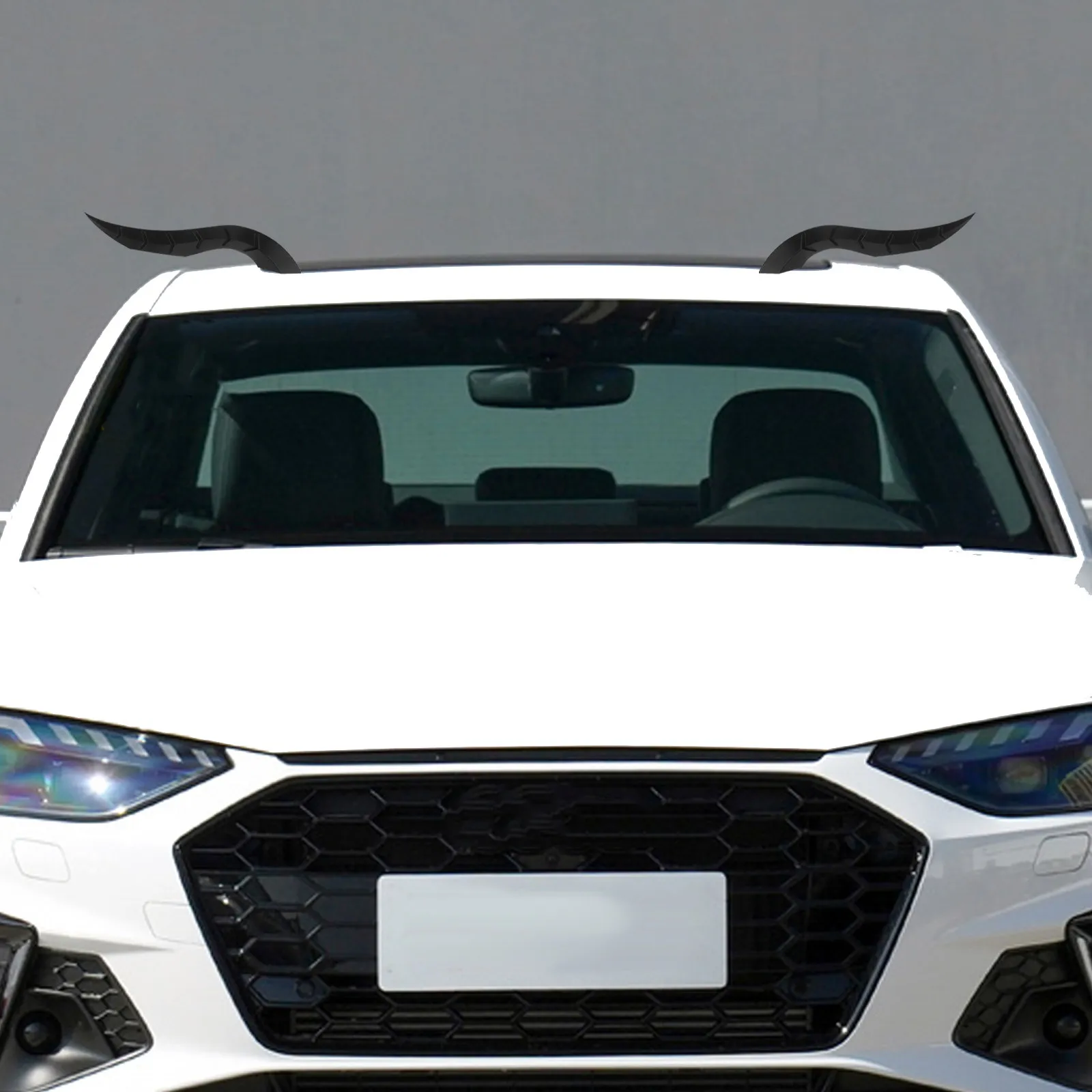 1Pair Car Roof Dragon Horn Long-Lasting Auto Exterior Decoration Vehicle Styling Accessories for Outdoor Activities