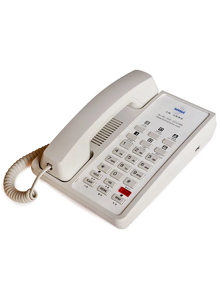 Bittel Budget Star Hotelzimmer Telefon 12A-6S Hotel Apartment Festnetztelefon modischer Sitz
