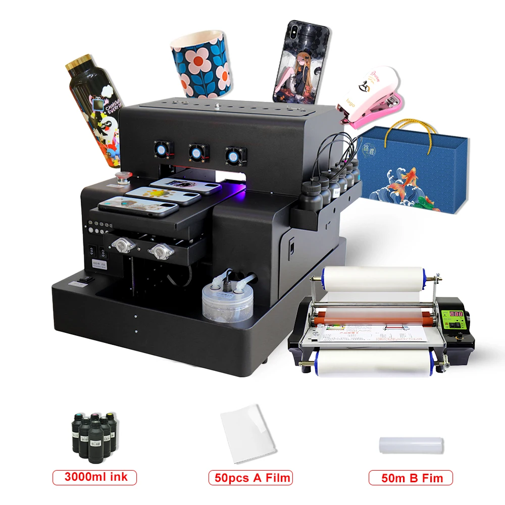 

A4 UV DTF Printer uv transfer sticker AB film waterproof uv dtf printing machine mug bottle acrylic Silica gel print sticker