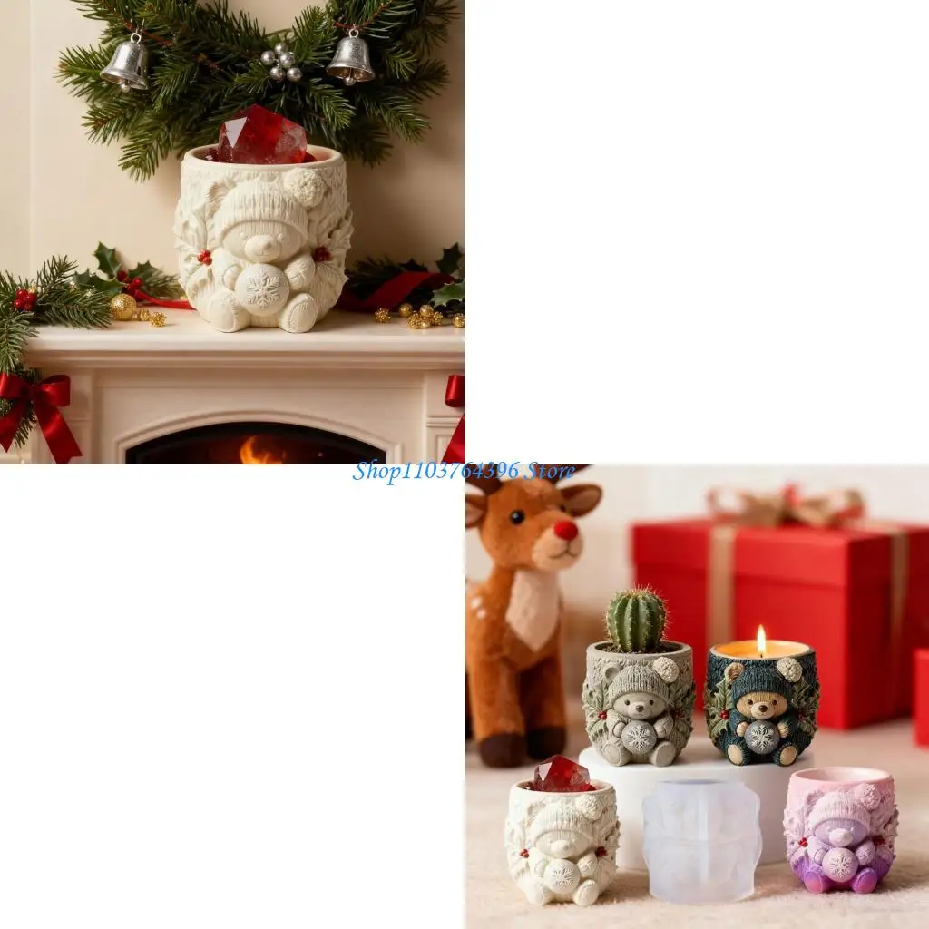 

Прочная силиконовая форма для литья в форме медведя, принадлежности для изготовления ювелирных изделий