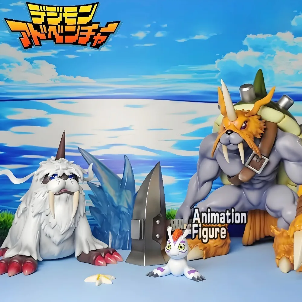 Figuras de acción de Digimon Adventure de 11-21cm, Gomamon Ikkakumon Zudomon, estatua de Pvc, juguetes de modelos coleccionables, regalos