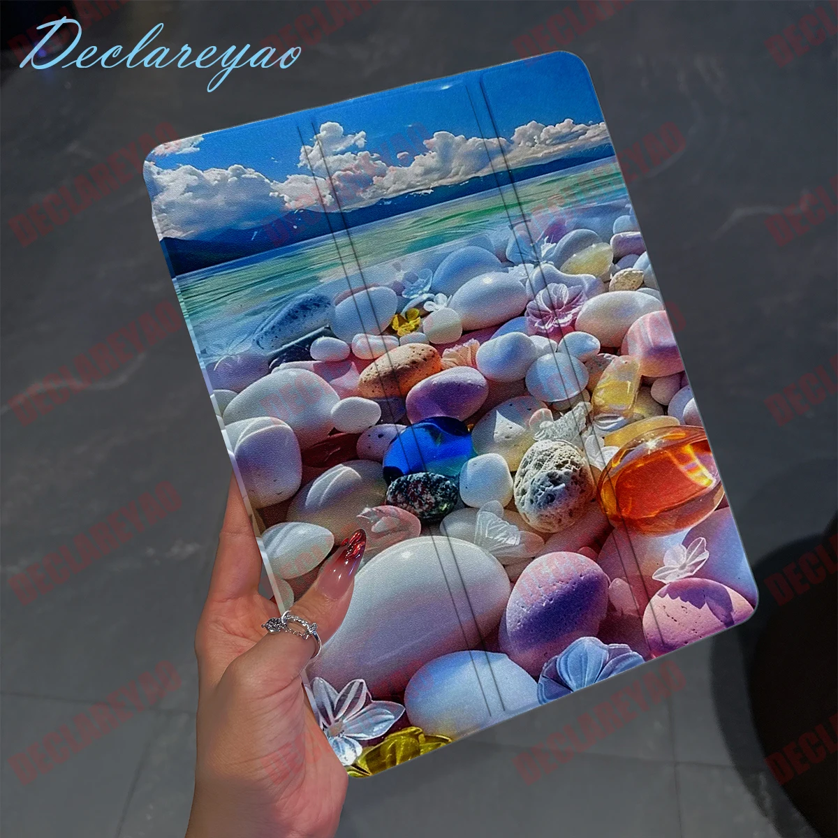 DECLAREYAO Original Luxury Tablet Soft Flip Cover For iPad 2021 7th 2019 8th 2020 9th Pro 11th 12th Case Holder Back Stand Funda