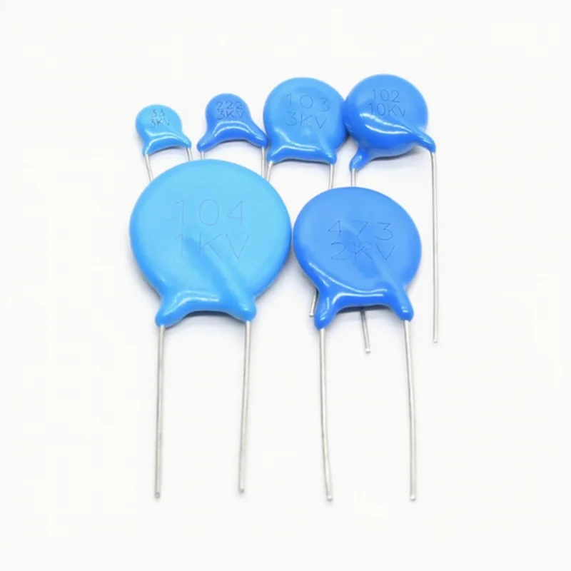 Condensador de chip cerámico de alto voltaje 20 piezas 1KV/2KV/3KV/4KV/6KV/10KV 5PF 30PF 47PF 56PF 100PF 220PF 1NF 2.2NF 3.3NF 4.7NF 10NF