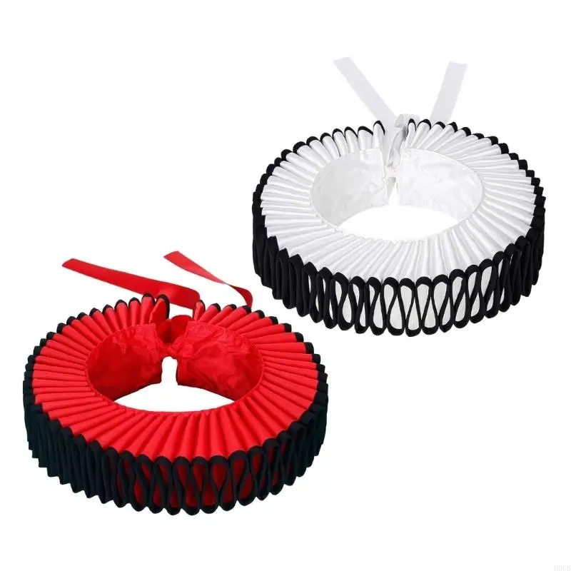 

D0UB Элегантный слоистый воротник для женщин Викторианский ложный воротник шея езды