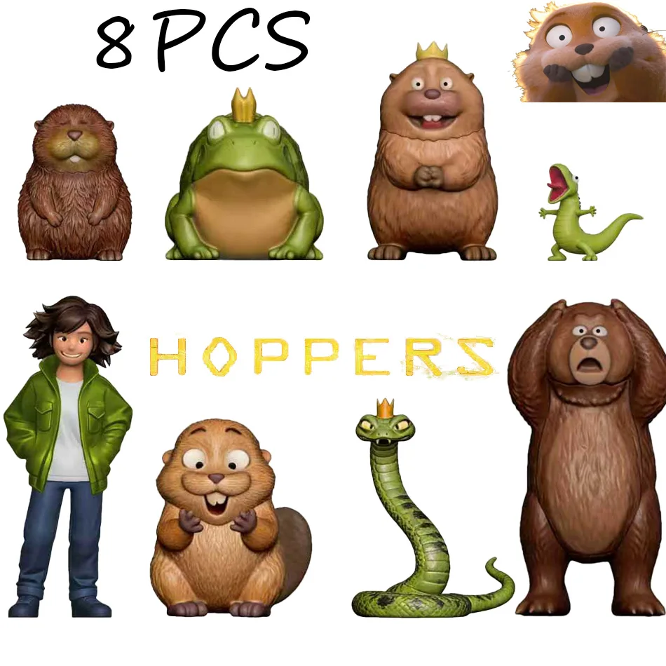 

Новая коллекция фигурок Hoppers: Милая декоративная статуэтка Джордж Танака из ПВХ, модель для коллекции, украшение для стола, подарок для детей и взрослых фанатов