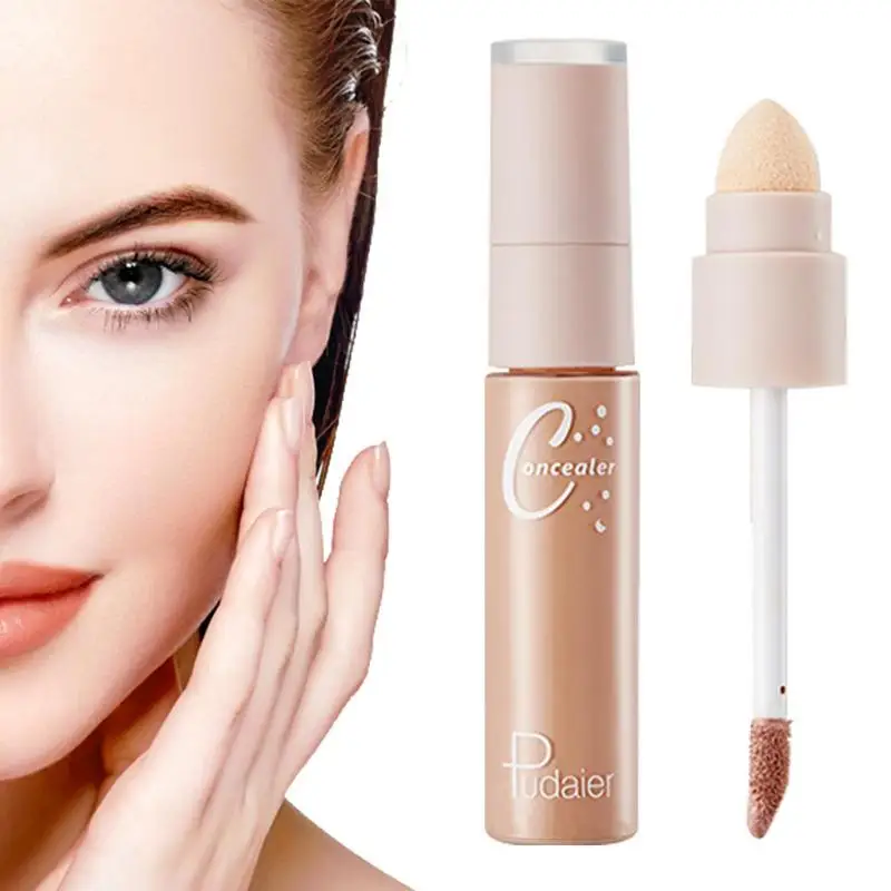 Double Ended Maquiagem Corrector Stick, 3D Face Contours Stick, Facial Cosmetic, Foundation Concealer para Eye Dark