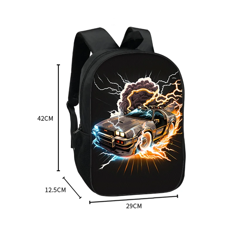 Racing Car / Motorcycle Backpack Women Men Rucksack Punk Motorbike Travel Bag Children School Bags Teenager Daypack Laptop Bag