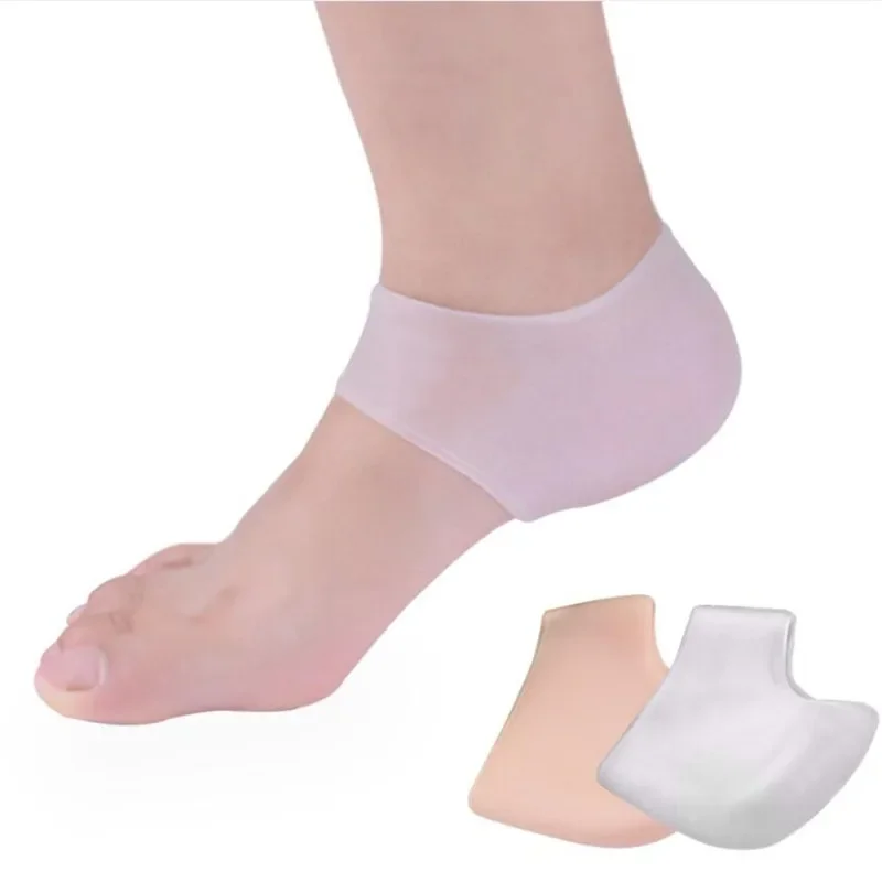 1 Pair Feet Care Socks Silicone Moisturizing Gel Heel Cracked Foot Skin Care Protectors Anti Cracking Seismic Buffer