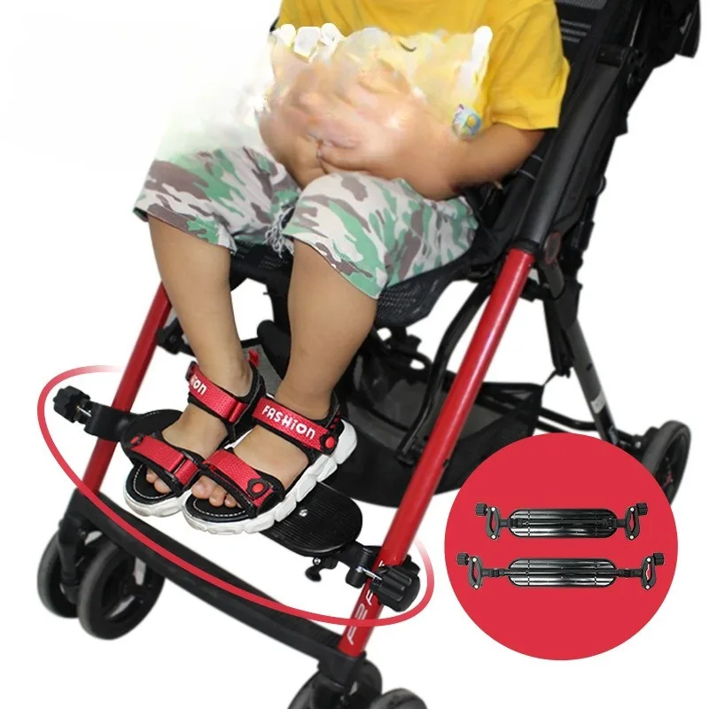 

Baby stroller accessoriesAdjustable pedal foot restLong foot rest platePortable umbrella stroller foot restFoot drag accessories
