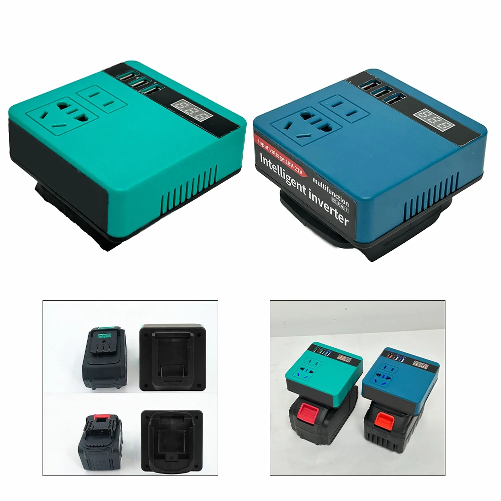 

Inverter Intelligent Battery Lithium Battery Transformer With Current Display Tools Measurement 9.5*9.5*9.5cm