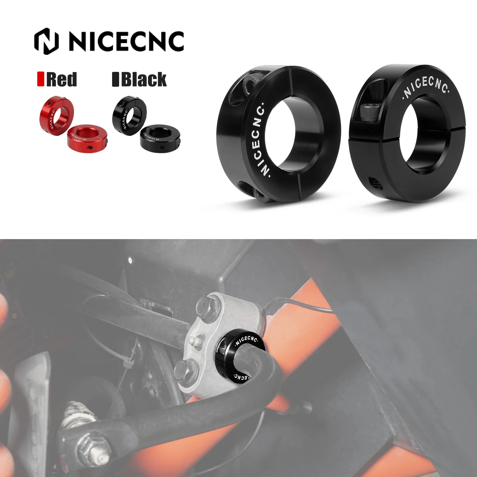

NICECNC Rear Sway Bar Clamping Collar For Can Am Maverick X3 Max R 4x4 Turbo DPS 2017-2019 900 HO 4x4 DPS 2018 Aluminum Alloy