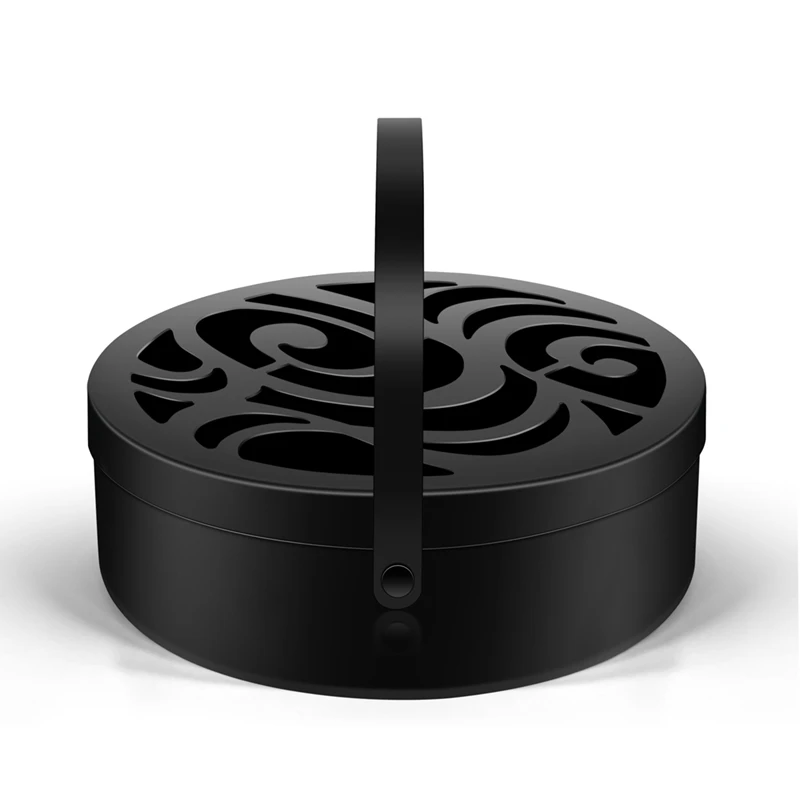 

Metal Portable Mosquito Coil Holder,Household Mosquito Repellent Box,Classical Design Portable Mosquito Coil Holder