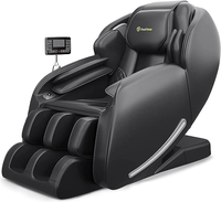 USA Warehouse Real Relax SL Massage Chair Favor-06 Black Luxurious Zero Gravity Body Massage with Musical Function Hot Sale