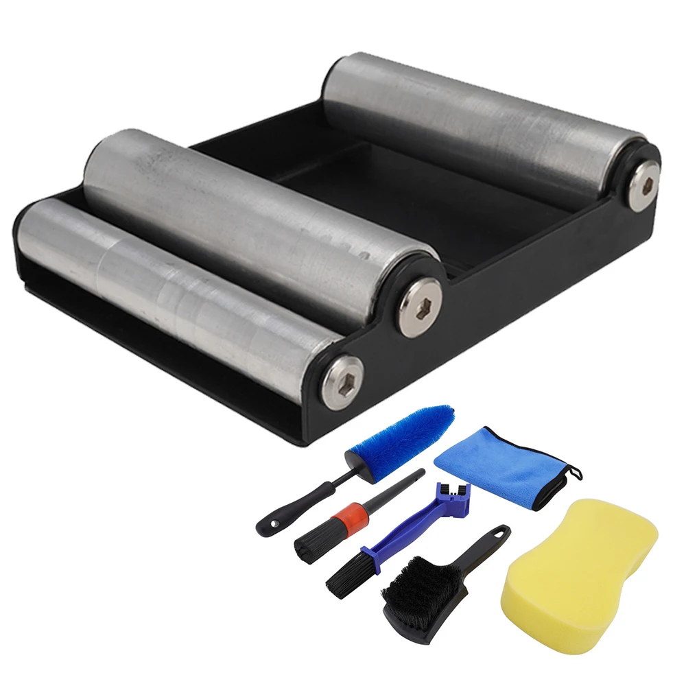 Motorfiets Universele Bandenreinigingsstandaard Bandenwasbeugel Draagbare ketting Schoon Duurzaam Roller Ramp Lift voor KTM Kawasaki Suzuki