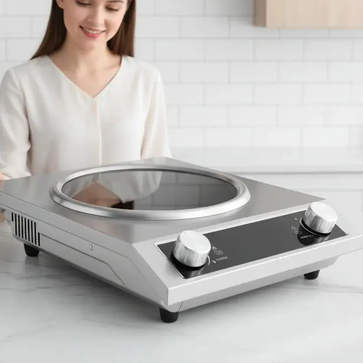 5000W High-Power Recessed Induction Cooker for Home Use Integrated Stove for Stir-Frying And Cooking