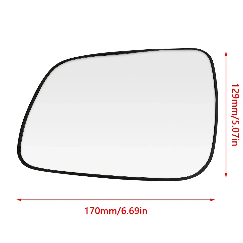 For Mitsubishi Lancer 2008 2009 2010 2011 2012 2013 2014 2015 Car Rearview Mirror Heated Glass Lens Side Mirror Lens