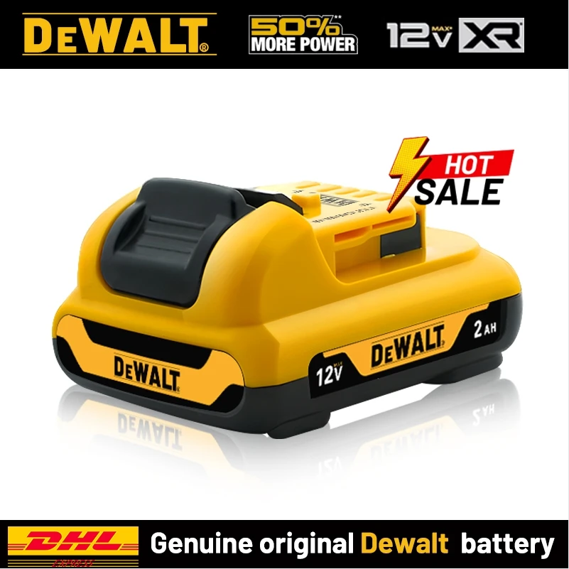 

Для Dewalt 12 В 2 Ач 5 Ач литий-ионный аккумулятор DCB122 DCB126 перезаряжаемый сменный электрический беспроводной портативный инструмент