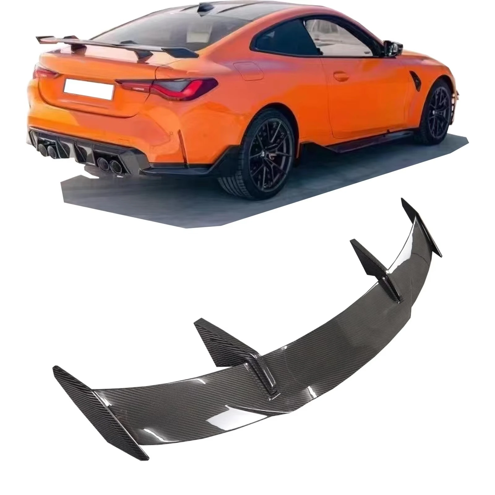 

Dry Carbon Fiber MP Spoiler for G80 M3 G82 M4 MP Wings Perfectly Fitted with Preform Materials