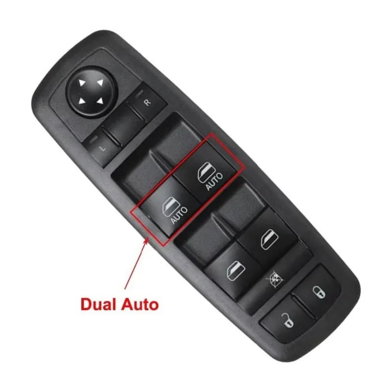 A98M Power Window Switch Control Button 04602533AF For Dodge Journey 09- 10, Nitro 07- 11, Jeep Liberty 08- 12 04602533AB