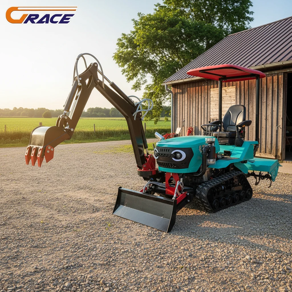 

Настраиваемый полноприводный трактор: стабильная производительность, машина для работы на любой местности