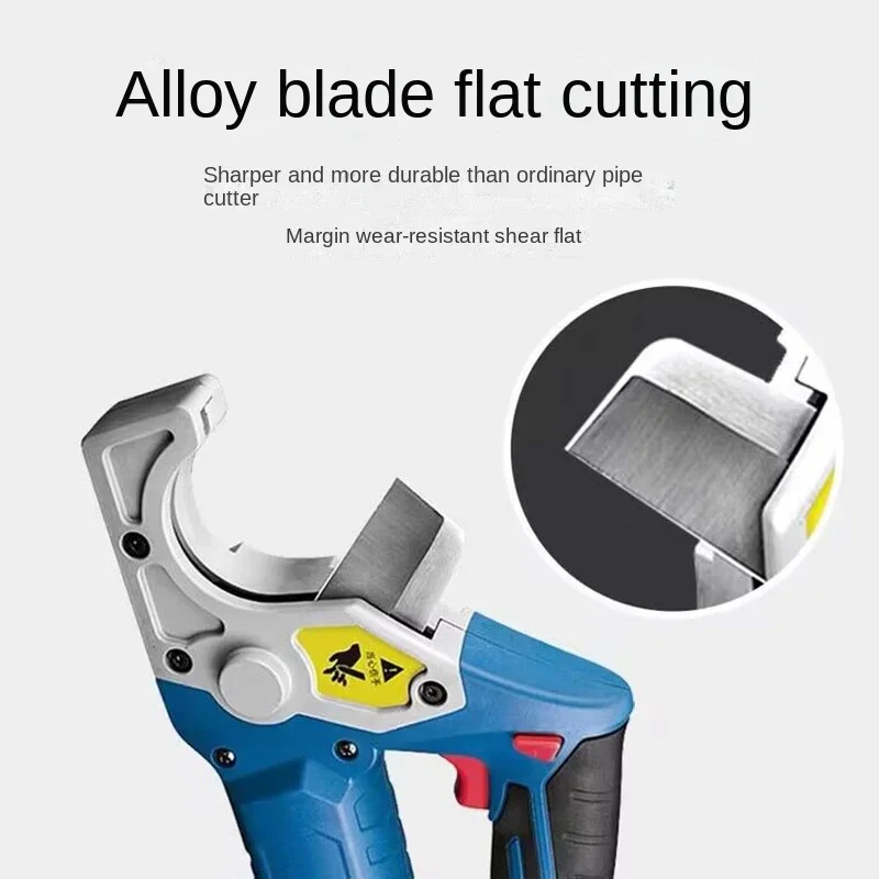 Rechargeable PVC cutter 12V lithium-ion fast cutting electric shear, suitable for 12-50Mm water pipelines