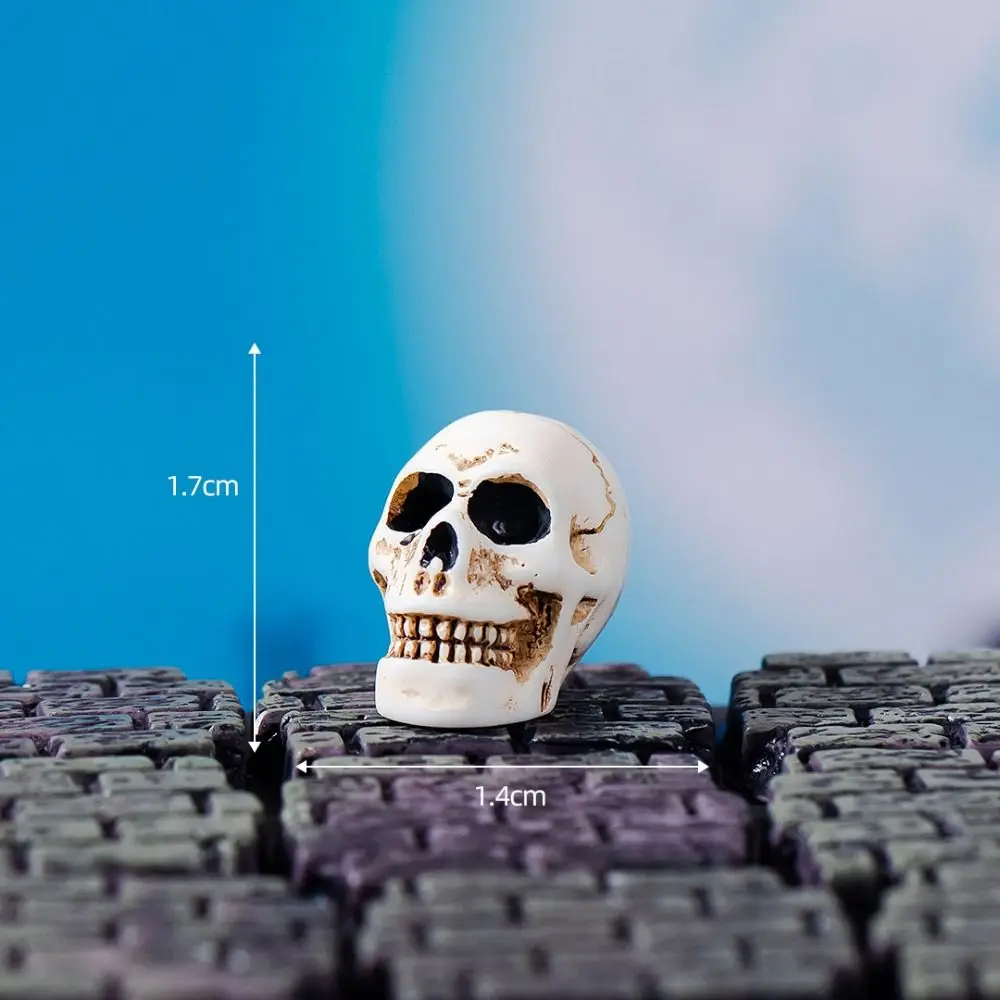 Cartoon Micro Landscap Halloween Crystal Ball Mini Resin Resin Faceless Ghost Easy to Carry Pumpkin Resin Ornaments Desktop