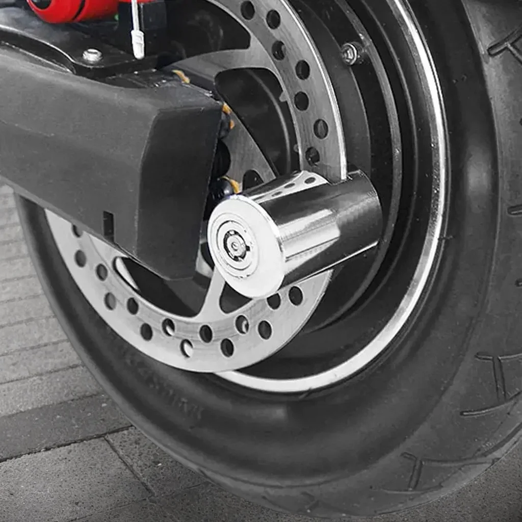 

​ ​ Компактный замок дискового тормоза для скейтборда/велосипеда/скутера — портативный водонепроницаемый противоугонный замок для колес ​ ​