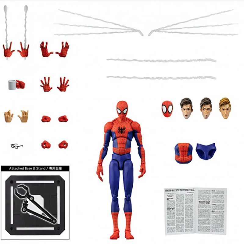 Sv Action Spider Across the Spider-Verse Figur Spider Gwen Stacy Miles Morales Actionfiguren Peter Parker Modell Spielzeug – Detail 36