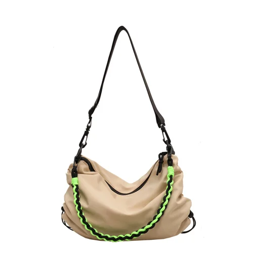 Bolso bandolera de nailon para mujer, bandolera de hombro, a la moda