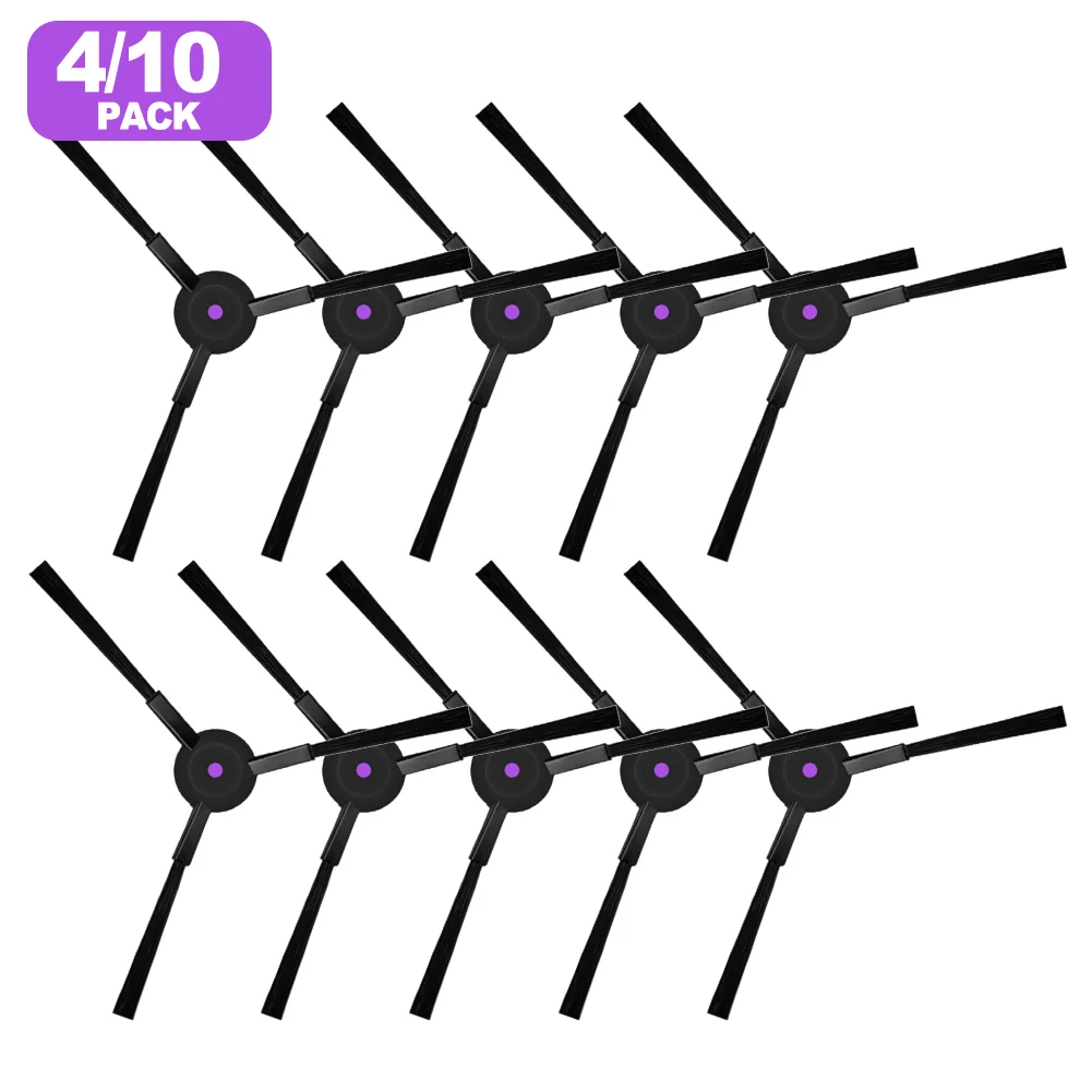 10/4 шт., пластиковая + нейлоновая сменная боковая щетка, повышающая производительность чистки для робота-пылесоса JONR P1, запчасти, аксессуары