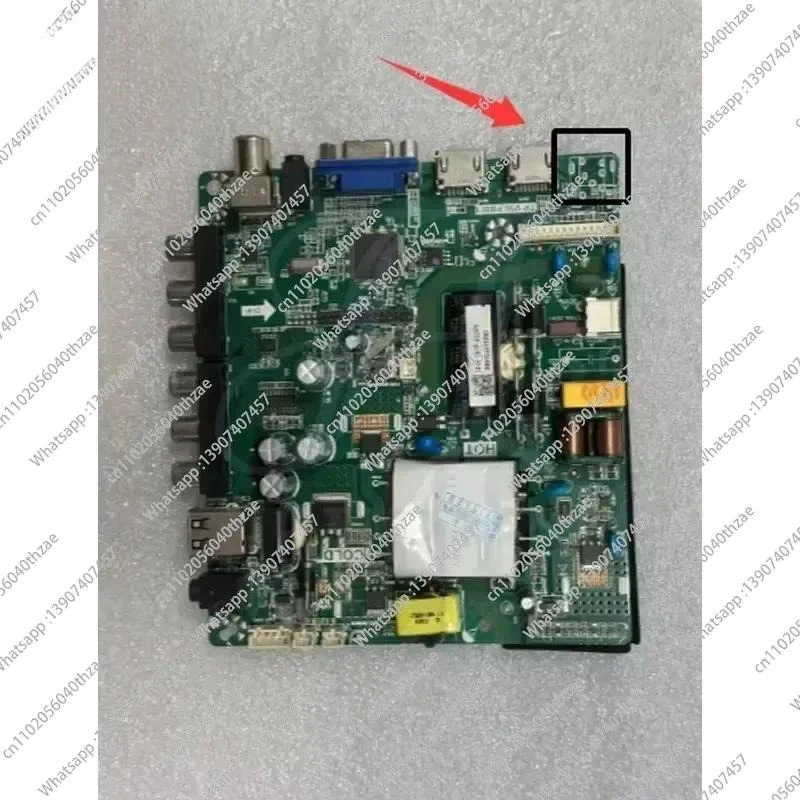 for TP.V56.PB801 Universal LCD LED TV Mainboard Driver Board with Remote Control Support HDMI VGA AV Input Output