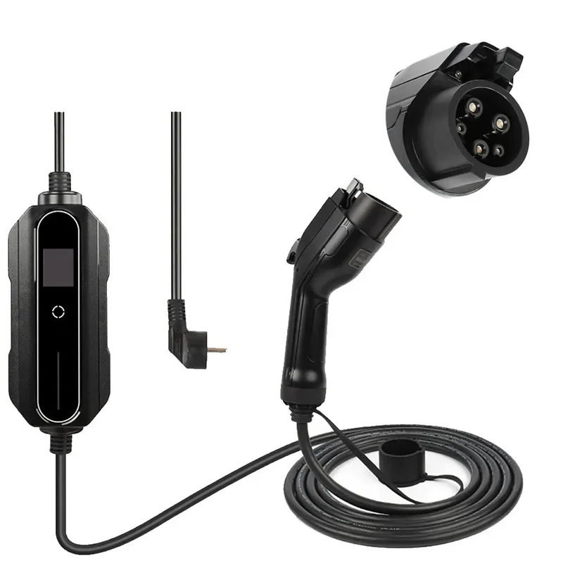 6A-16A Oplader voor elektrische auto Zonne-energiecentrale Thuisgebruik EV-oplaadkabel Type 2 Type 1 5 meter 10 M